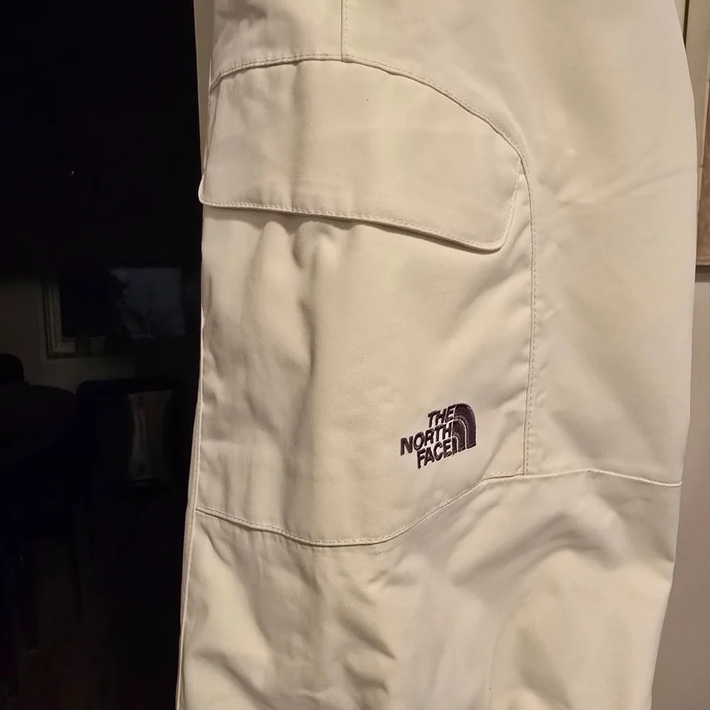 The North Face Women's Cream Snow Pants - Picture 8 of 11